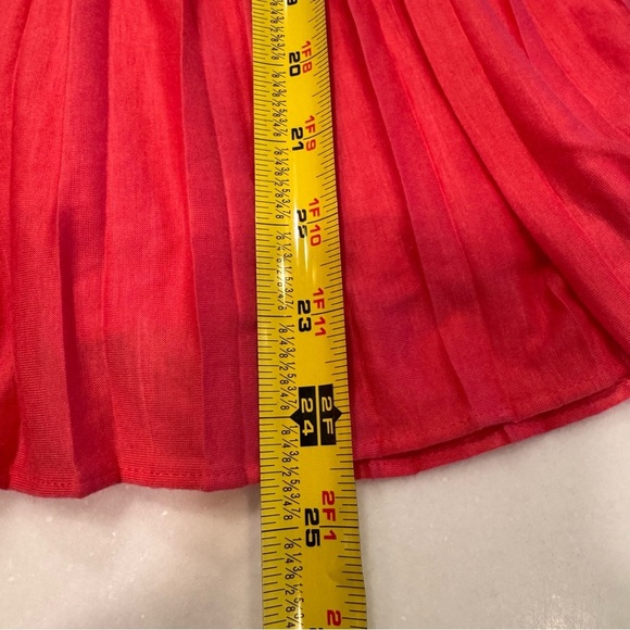 Polo Ralph Lauren Dress Main Street Pink Size 6X Pleated Lined - Picture 5 of 9